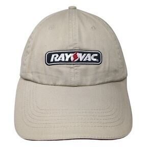 Rayovac Strapback Baseball Cap Brown One Size Adjustable Embroidered 6 Panel